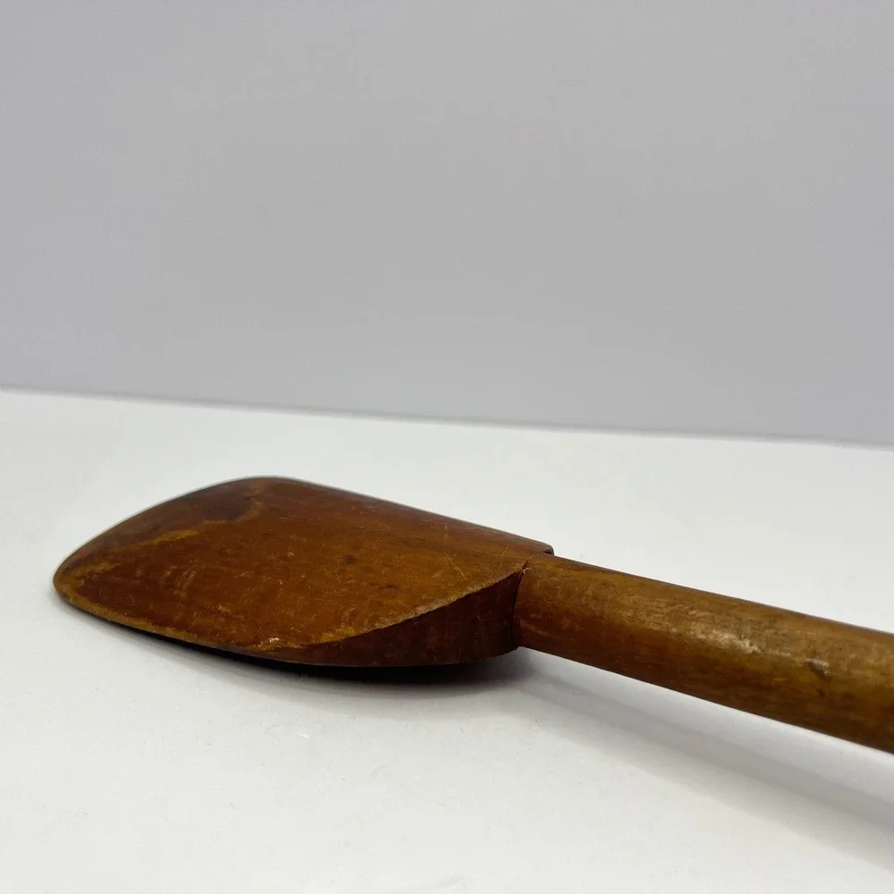 RARE Antique Wooden Dough Spoon 14
